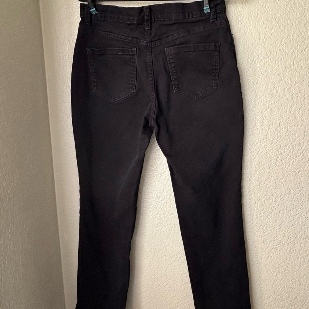 Gloria Vanderbilt Women's Amanda Denim Black Jeans Size 8 - Picture 7 of 12